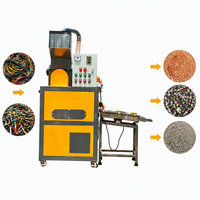 Granulateur de fil de cuivre à haut taux de séparation, machine de recyclage de câbles usagés de type sec, machine à riz de cuivre, séparateur cuivre-plastique