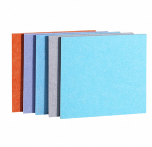 Siêu chống cháy tiếng ồn hủy bỏ sợi polyester vật nuôi cảm thấy âm thanh hội đồng quản trị âm thanh hấp thụ tường tấm trang trí - Product Image 1