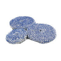 Tampon de polissage en microfibre pour lavage de voiture 3/5/6 pouces pour polisseuse de voiture DA/RO/GA