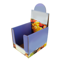 Caja de Exhibición de Cartón Corrugado Colorida para Mostrador