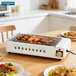 3 in 1 Multifunctional Electric Cooking Pot 1500W <b>Smokeless</b> <b>BBQ</b> Grill Hot Pot Pan with Non Stick Plates for Home Party - Product Image 5