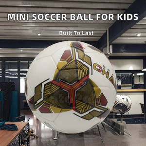 Ballon de football en cuir PU léger, cousu à la machine, taille 3, mini ballon de football pour enfants - Product Image 2