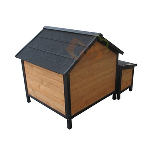 ओम xmgs लकड़ी के कुत्ते केनेल क्षैतिज स्लाइडिंग जानवरों जानवरों के कैरिज वाहक और घरों - Product Image 5