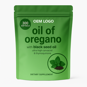 Oem Black <b>Seed</b> Oil 4x Strength Carvacrol & Thymoquinone Plant Softgel Based Antioxidant & Immune of Oregano Oil Capsules - Product Image 1