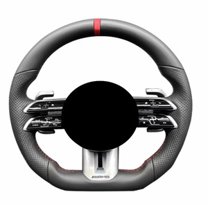 Volante Deportivo de Fibra de Carbono para Mercedes Benz, Compatible con los Modelos GLC, GLE, GLS, GLK, Clase C, W204, C63, W212, W218, W207, W172 - Product Image 1