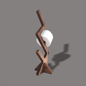 202509 porte-<span class=keywords><strong>papier</strong></span> hygiénique <span class=keywords><strong>original</strong></span> en bois étagère en bois pour ranger plusieurs rouleaux support de sol moderne pour salle de bain - Product Image 3