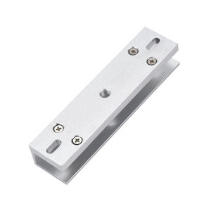 280kg Electromagnetic Lock U Bracket for <b>Frameless</b> Glass Door Aluminum Alloy Support - Product Image 5