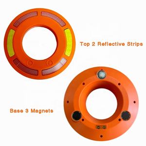 Luce di Segnalazione Pericolo <span class=keywords><strong>Stradale</strong></span> RGB Ricaricabile ad Alta Visibilità Luce Stroboscopica a Bengala per Coni da Cantiere - Product Image 6