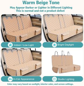 Dog Car Seat Cover Back Seat Pet Travel Carrie Nonslip Hammock Protector Washable Pet <b>Mat</b> for <b>Large</b> Medium Dogs Sedan SUV Truck - Product Image 5