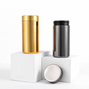 Botella de Plástico Electrochapada de 300ml para Alimentos, Envase de PE de Grado Alimenticio para Té en Hojas, Cápsulas, Aceite de Pescado con Tapa de Rosca - Product Image 5