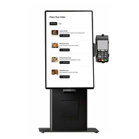 Kiosco de Autoservicio Interactivo con Pantalla Táctil Android de 24, 27 y 32 Pulgadas para Montaje en Pared o Escritorio, para Pedidos, Pagos y Registro