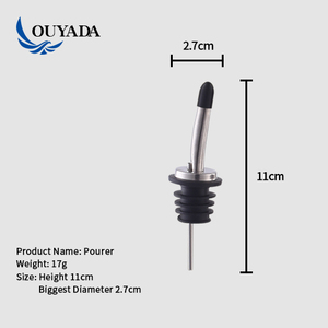 Ouyada nhà máy trực tiếp thép không gỉ <span class=keywords><strong>Wine</strong></span> Bottle <span class=keywords><strong>pourer</strong></span> <span class=keywords><strong>Logo</strong></span> - Product Image 6