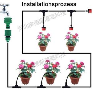 Kit d'irrigation goutte-à-goutte 30M, tuyau PVC 1/2 pouce, système d'arrosage automatique efficace pour plantes d'extérieur - Product Image 3