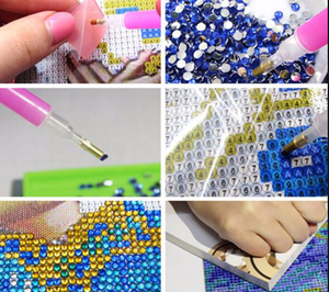 Chenistory bricolage broderie points de croix 5D pleine perceuse diamant peinture Kits <span class=keywords><strong>Panda</strong></span> diamant peinture 5D huile toile bricolage toile - Product Image 2