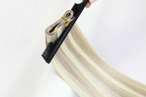 Extensiones <span class=keywords><strong>de</strong></span> Cabello Humano Ruso 100% Remy <span class=keywords><strong>de</strong></span> Doble Trama <span class=keywords><strong>Invisible</strong></span> con Cinta Adhesiva Sin Costuras, Todos los Colores - Product Image 5
