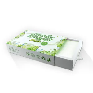 Respetuoso del medio ambiente Eco-tiras de detergente de lavandería biodegradables No de plástico libre de fragancia fórmula de bebé