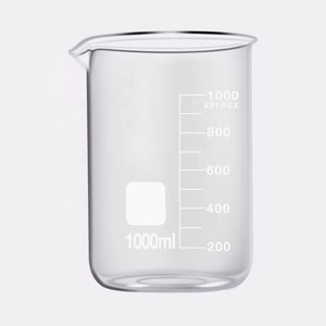 Béchers en verre 50 ml 100 ml 250 ml 1000 ml – Tasses graduées de laboratoire en borosilicate pour l'école et le laboratoire (forme basse) - Product Image 2