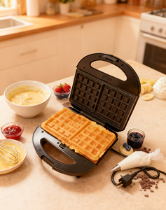 Machine à pain <span class=keywords><strong>et</strong></span> à petit-déjeuner multifonctionnelle pour la maison, appareil électrique à deux grilles pour sandwichs <span class=keywords><strong>et</strong></span> hamburgers, <span class=keywords><strong>gaufrier</strong></span> - Product Image 2