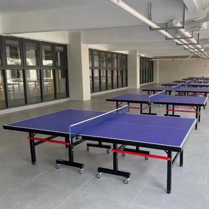 Ensemble <span class=keywords><strong>de</strong></span> tennis <span class=keywords><strong>de</strong></span> <span class=keywords><strong>table</strong></span> pliable professionnel, standard, pour intérieur, mobile avec roulettes, écologique, durable, pour les écoles, les clubs, l'entraînement - Product Image 3