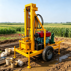 Petite plateforme de forage de puits d'eau de 100 m pour la maison, le jardin et les petites exploitations agricoles - Product Image 5