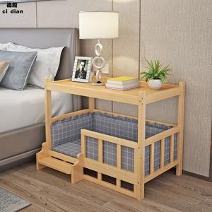 Literas de madera para perros y gatos, productos personalizados para mascotas de interior, de lujo, duraderas, respetuosas con el medio ambiente - Product Image 1
