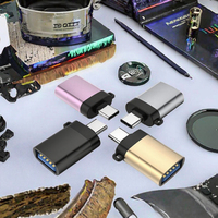 Adaptateur OTG Micro USB A vers USB C OTG USB 3.0 Connecteur Micro OTG Adaptateur Connecteur pour clé USB Tablette