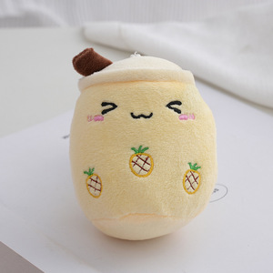 Factory Bubble Tea Plush Keychain Backpack Pendant Cute <strong>Real</strong> <strong>Life</strong> Pearl Fruit Milk Tea <strong>Doll</strong> Toys Soft Stuffed Plushies Decor Toy - Product Image 3