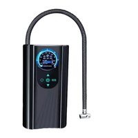 Portable 12V Electric Air Pump Cable Tire Inflation Machine Car Bicycle Football Bike ABS Material 150psi Tire Pressure Monitor