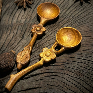 Espátula de Madera Natural para Sartenes Antiadherentes, Espátula Plana de Madera para Freír y Cocinar, Utensilio de Cocina al por Mayor de PE - Product Image 1