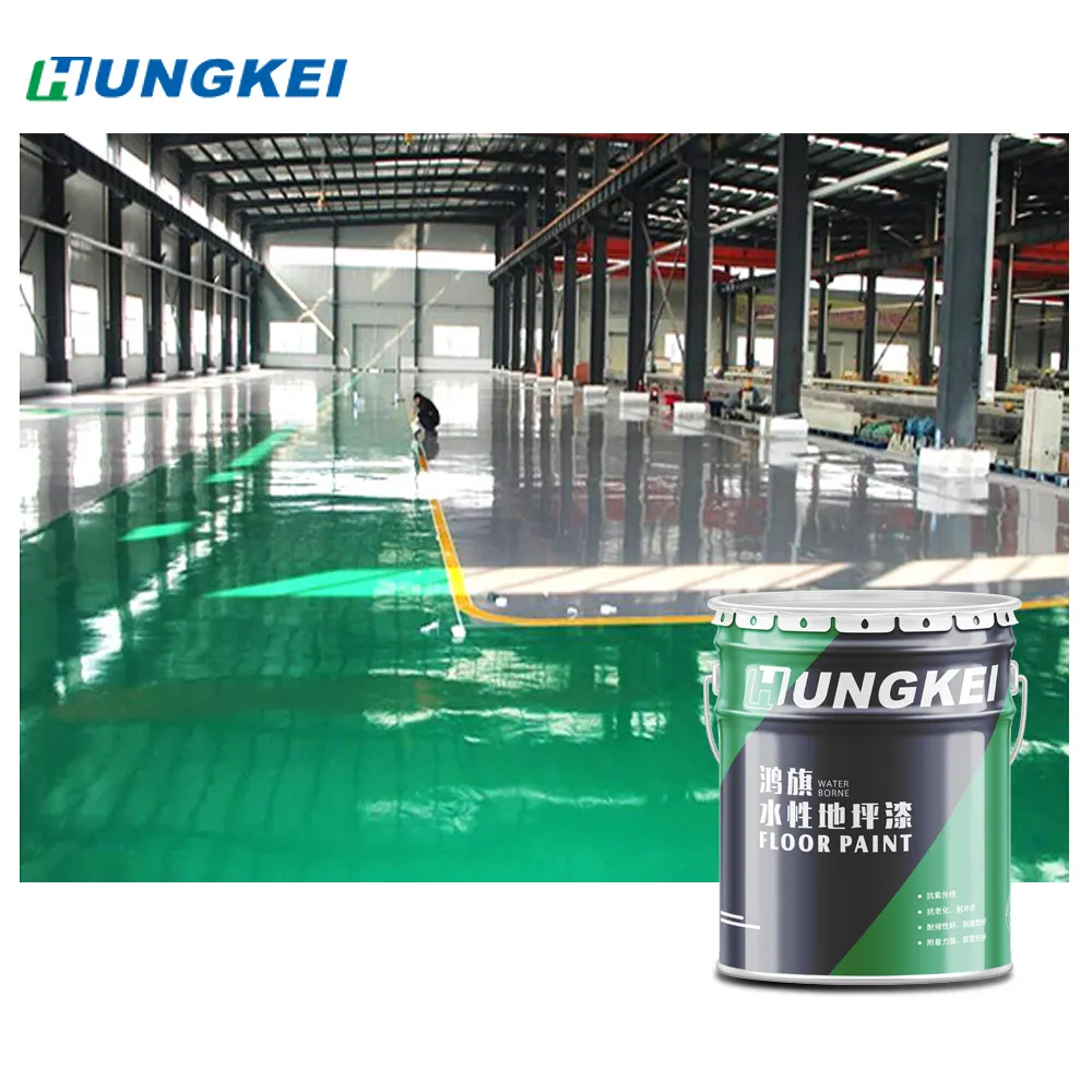 Floor Epoxy Paint Waterborne Polyurethane Resin Floor Coating for Garage Floors Basements Concrete