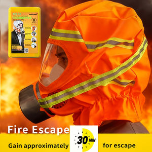 Masker Pelarian Kebakaran Berkualitas Tinggi, Penutup Asap Darurat untuk Pemadam Kebakaran, Respirator Penyelamat untuk Perlindungan - Product Image 2