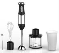 Robot culinaire puissant à vitesse variable, mixeur plongeant en acier inoxydable, mixeur à main électrique, personnalisé, certifié ETL, 7 en 1