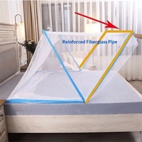Moustiquaires pliables 100 % polyester sans fond pour lits d'enfants, pour un sommeil confortable des enfants