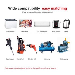 4000W peak Pure Sine Wave <strong>Inverter</strong> 12 <strong>24V</strong> 48V 60V Converted to AC 220V 110V - Product Image 4