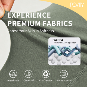 POVTY OEM/ODM Leggings de <span class=keywords><strong>tennis</strong></span> pour femmes à taille haute avec <span class=keywords><strong>jupe</strong></span> et poches, imprimés avec logo personnalisé, doux et extensibles - Product Image 4