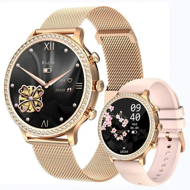 2024 Smart Watch Women HD Screen BT Call Heart Rate Sleep Fitness Tracker Smart Watch Blood Oxygen Monitor Reloj Smart Watch