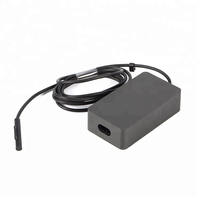 Adaptor komputer, pengisi daya adaptor daya 65W 15V 4A AC untuk Microsoft Surface Pro X 7 Laptop 3 2 Go