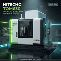Machine de fraisage horizontale CNC TOM630, machine-outil CNC industrielle à haute rigidité pour le travail des métaux