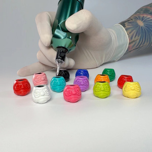 Capsules d'encre jetables en plastique personnalisables avec logo, 12 couleurs, boîte de 200 pièces, coupelles de pigment pour accessoires PMU - Product Image 5