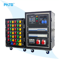PHLTD Distributeur de courant triphasé étanche Boîte de distribution de courant pour l'éclairage, l'audio et l'écran