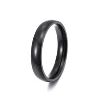 Bague en acier inoxydable ShuoyeW 4MM, argent, or rose, bleu, avec billes intérieures et extérieures, modèle basique, référence 422