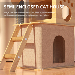 Factory Direct Custom <b>Cat</b> Climbing <b>Tree</b> Fashion Large Size Modern Pet Products Pet Toy <b>Cat</b> Climbing Frame <b>Cat</b> Climbing <b>Tree</b> - Product Image 5