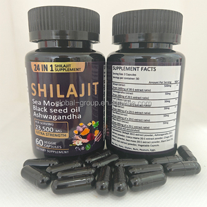 Cápsulas de Shilajit Puro del Himalaya con Ashwagandha y Panax Ginseng para Hombres y Mujeres, Potenciador de Energía - Product Image 2