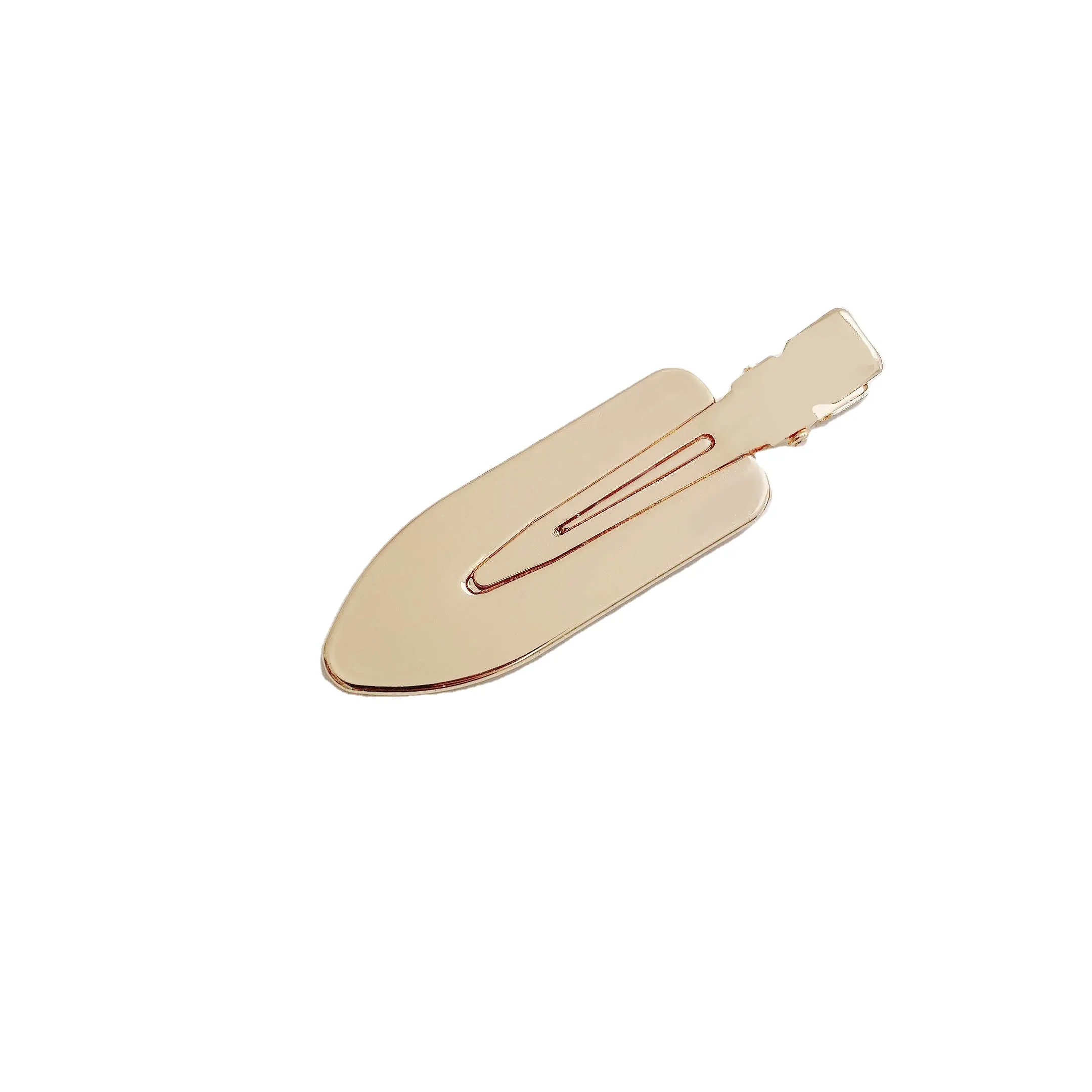 hairstyle daily use hairdressing salon rose seamless gold makeup no crease bend metal creaseless hair clips