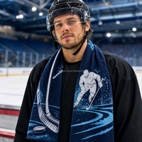 Serviette de sport en coton 100% avec impression numérique personnalisée, motif pelle de hockey, anti-transpiration, technologie de pointe, stock disponible, expédition directe usine