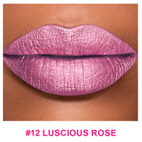 Rouge à lèvres liquide repulpant, effet holographique minéral, doré, scintillant, waterproof, anti-bavures, métallique, haute brillance, 10g, marque privée