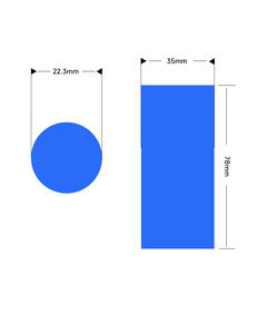 21700 แบตเตอรี่ลิเธียม ท่อหดความร้อน ท่อหุ้มลิเธียมไอออน ฝาครอบ PVC ฟิล์มหดได้ ปลอกหุ้มท่อ อุปกรณ์เสริม - Product Image 3
