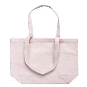 Sac fourre-tout en toile de coton réutilisable et écologique, grande capacité, avec poignée - Product Image 3