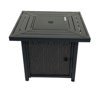Table de foyer au gaz moderne avec une puissance de 50 000 BTU, construction en acier, pour le camping en plein air et les fêtes