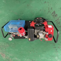Compresseur d'air électrique portable à haute pression pour la plongée sous-marine, 220v/380v, quatre cylindres, 100L/min, 4500psi, 300bar